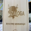 Engraved cutting board bread for company ZaĹoga.